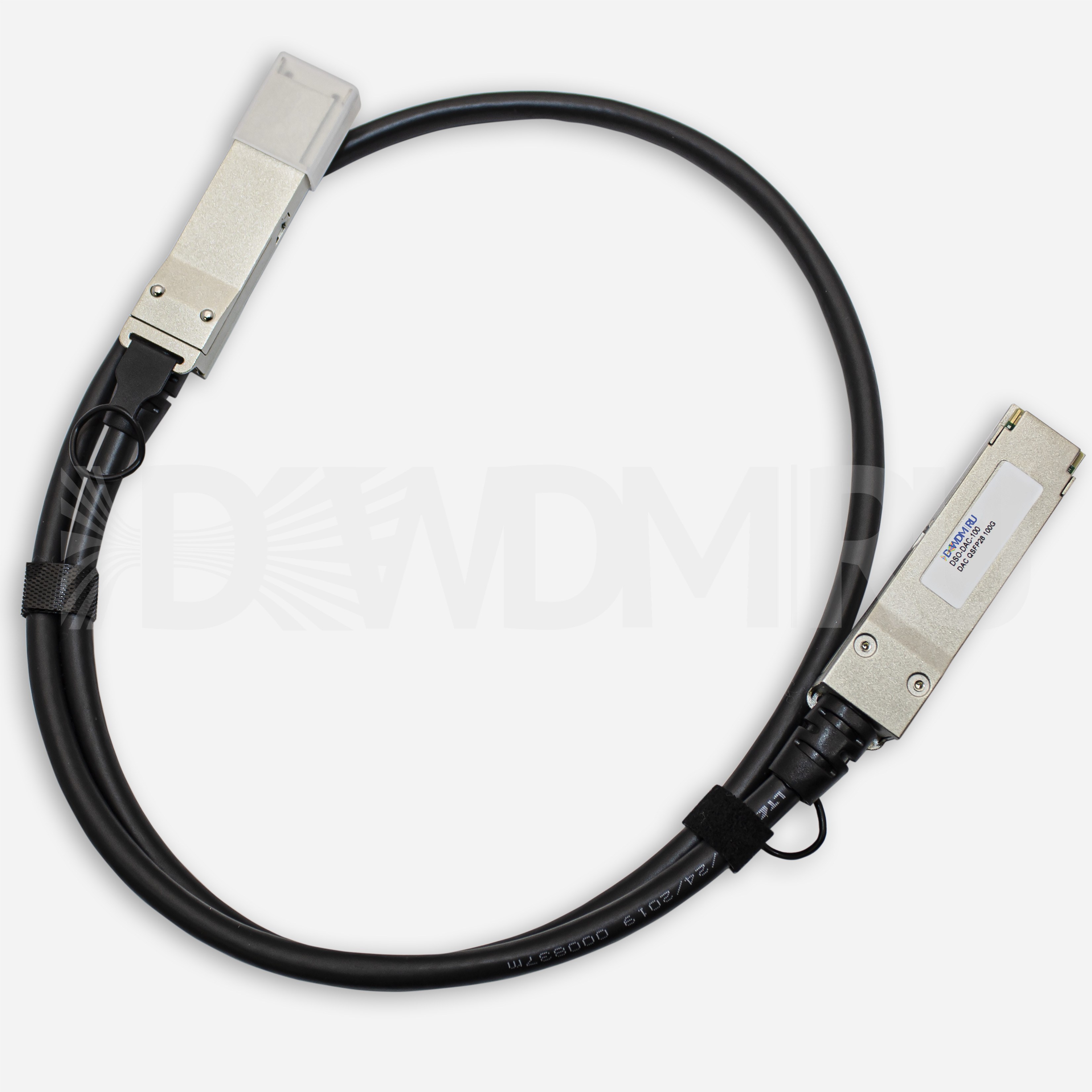 Кабель Direct Attached, QSFP28, 100 Гб/с, 2 м - ДВДМ.РУ (DSO-DAC-100-2)