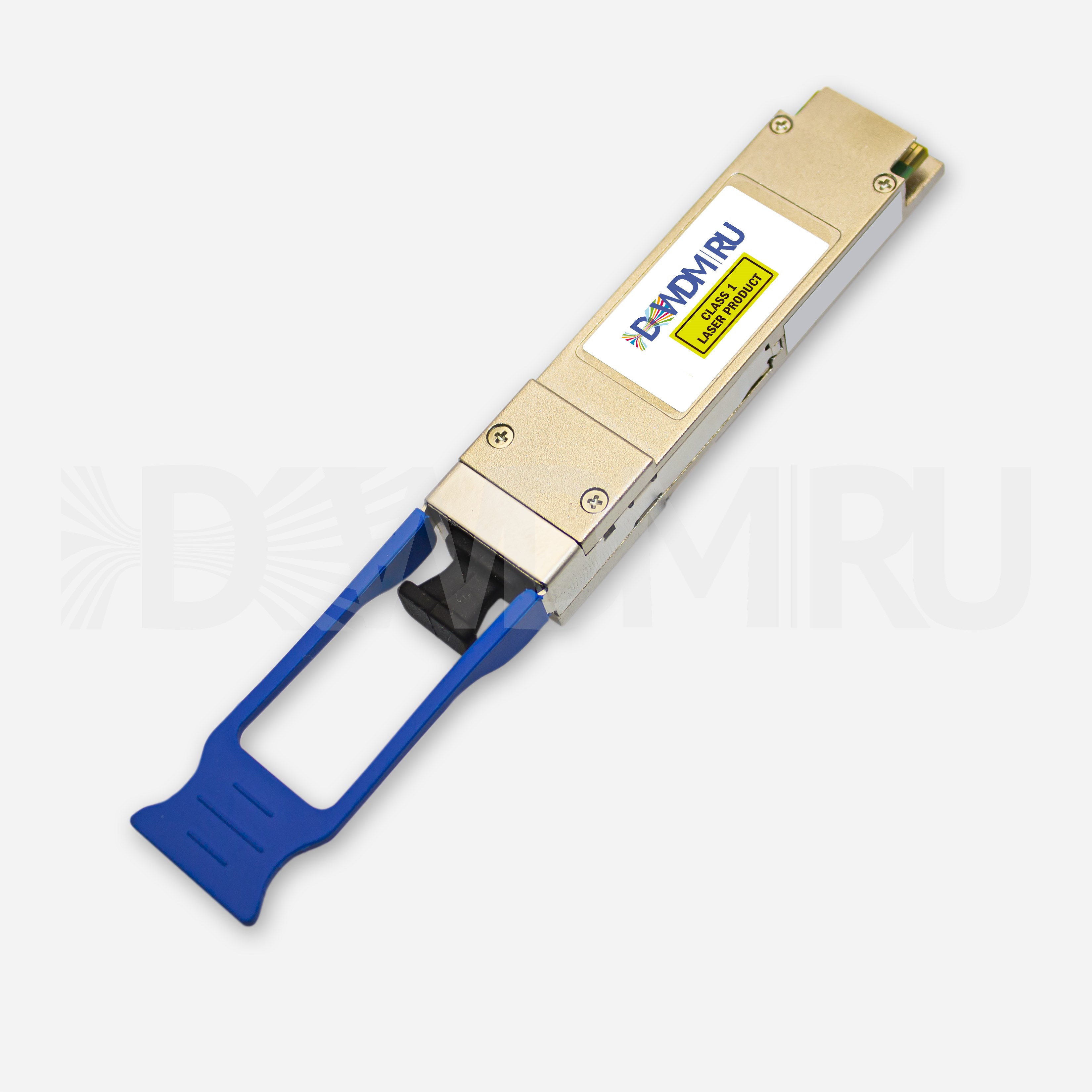 Оптический QSFP+ модуль одномодовый, 40Гб/с, 2км, 1310нм, MPO, DDM - ДВДМ.РУ (DSO-16-3D)